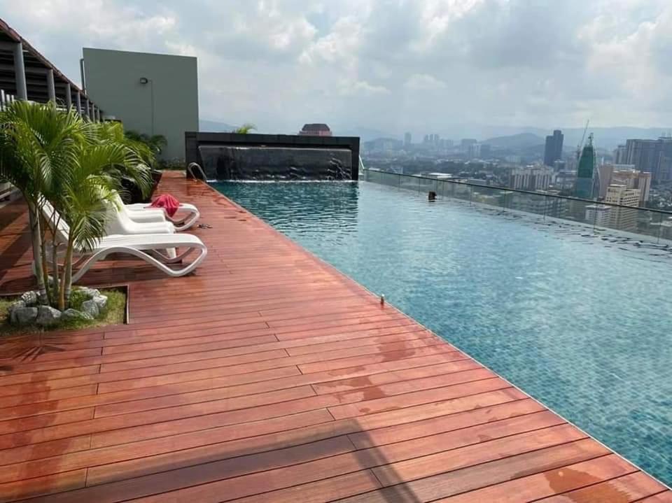 Wonderful Blue City View @Regalia Residence Kuala Lumpur Kültér fotó
